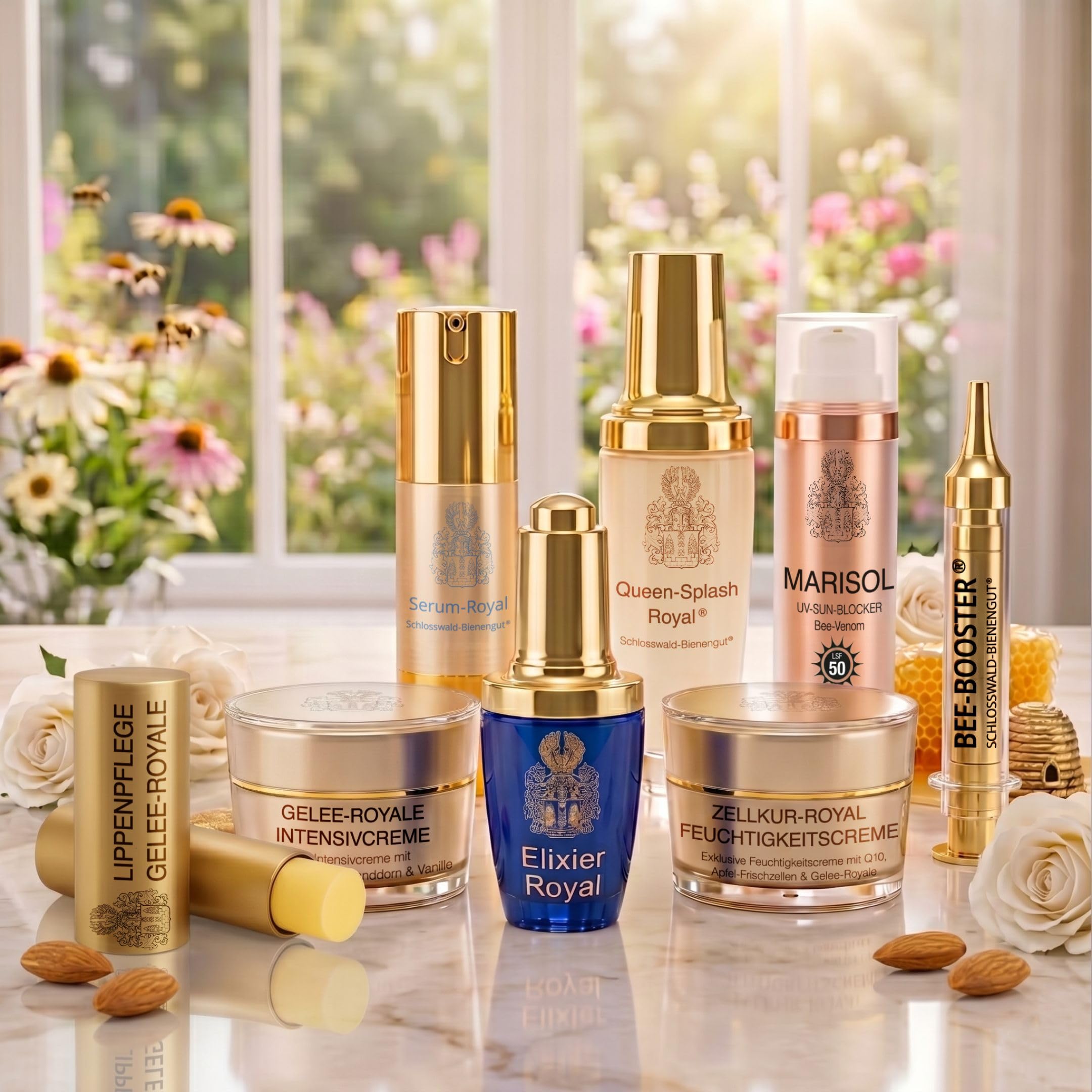 Schloßwald Bienengut Elixier Royal Bienengift Serum 20 ml – Gesichtsserum Naturkosmetik Overnight Repair Hautserum | Hochaktives Repair-Elixier Gesichtsserum, Aufbau-Serum, Naturkosmetik, unterstützt Kollagenaufbau, Overnight Repair Hautserum