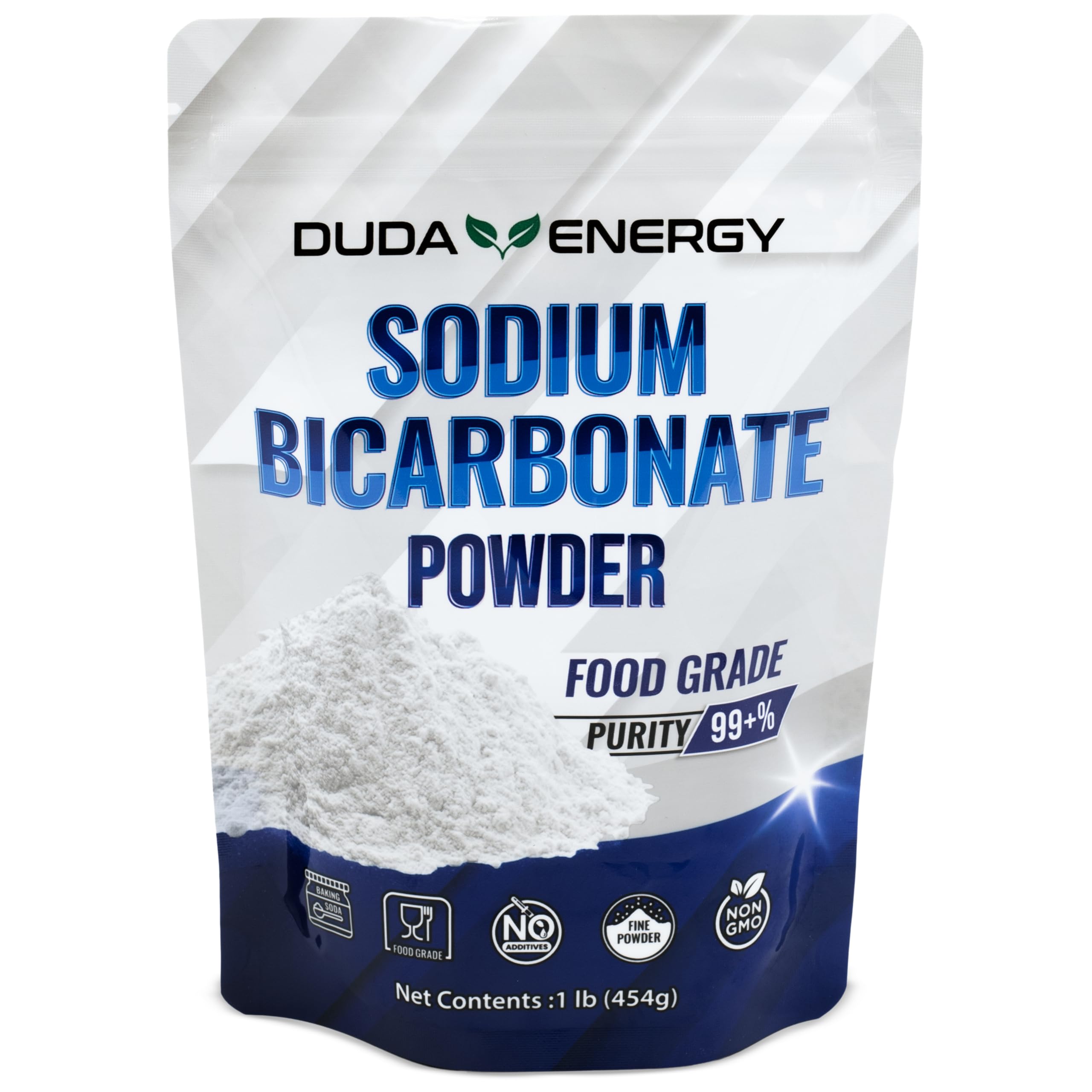 1 lb USP Pure Sodium Bicarbonate Powder Organic Food Grade Pure Baking Soda 1 lb Bag