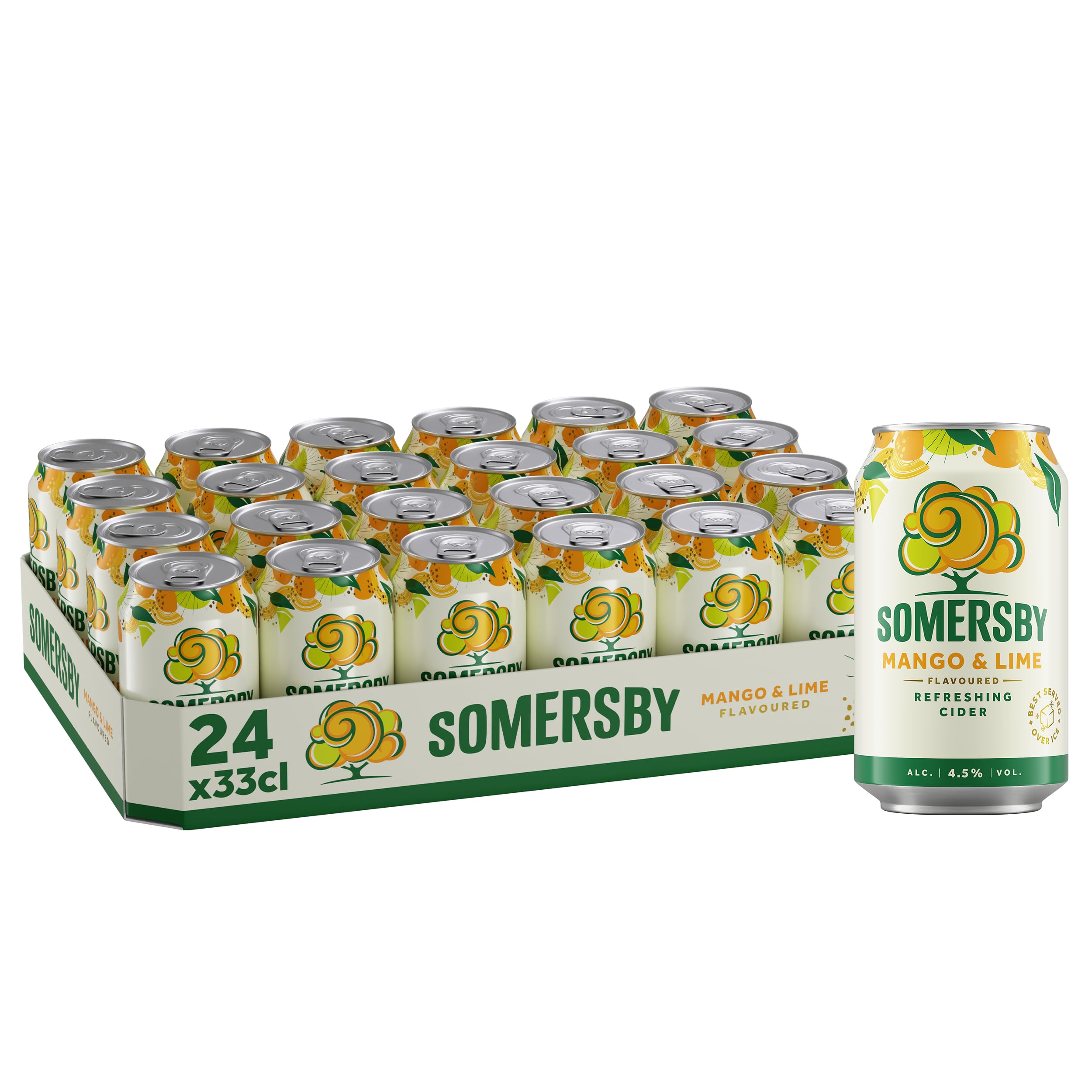 Somersby Mango & Lime Cider, Dose Einweg (24 x 0.33 L)