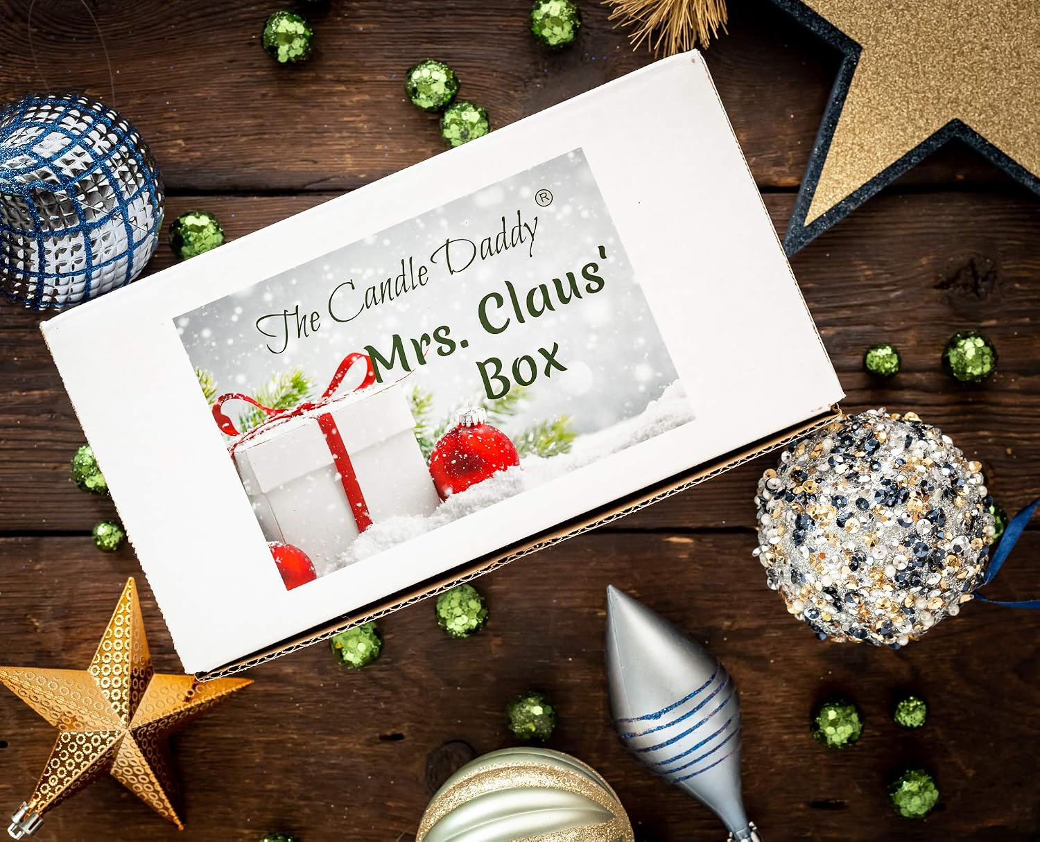 Mrs. Claus' Box- 11 Packs of Random Christmas Wax Melts in The Box- Great Dirty Santa Gift Box