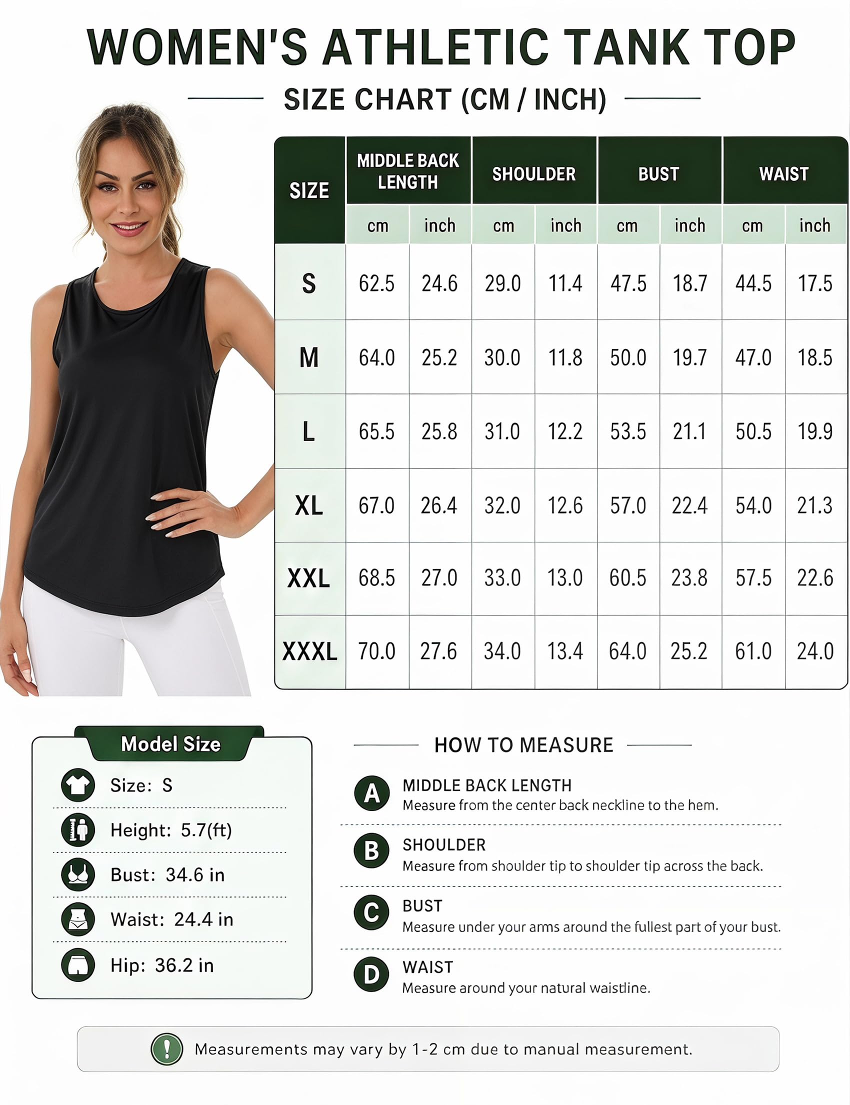 Terecey Camiseta de Tirantes para Mujer Camiseta sin Mangas Fitness de Malla Trasera para Entrenamiento Correr
