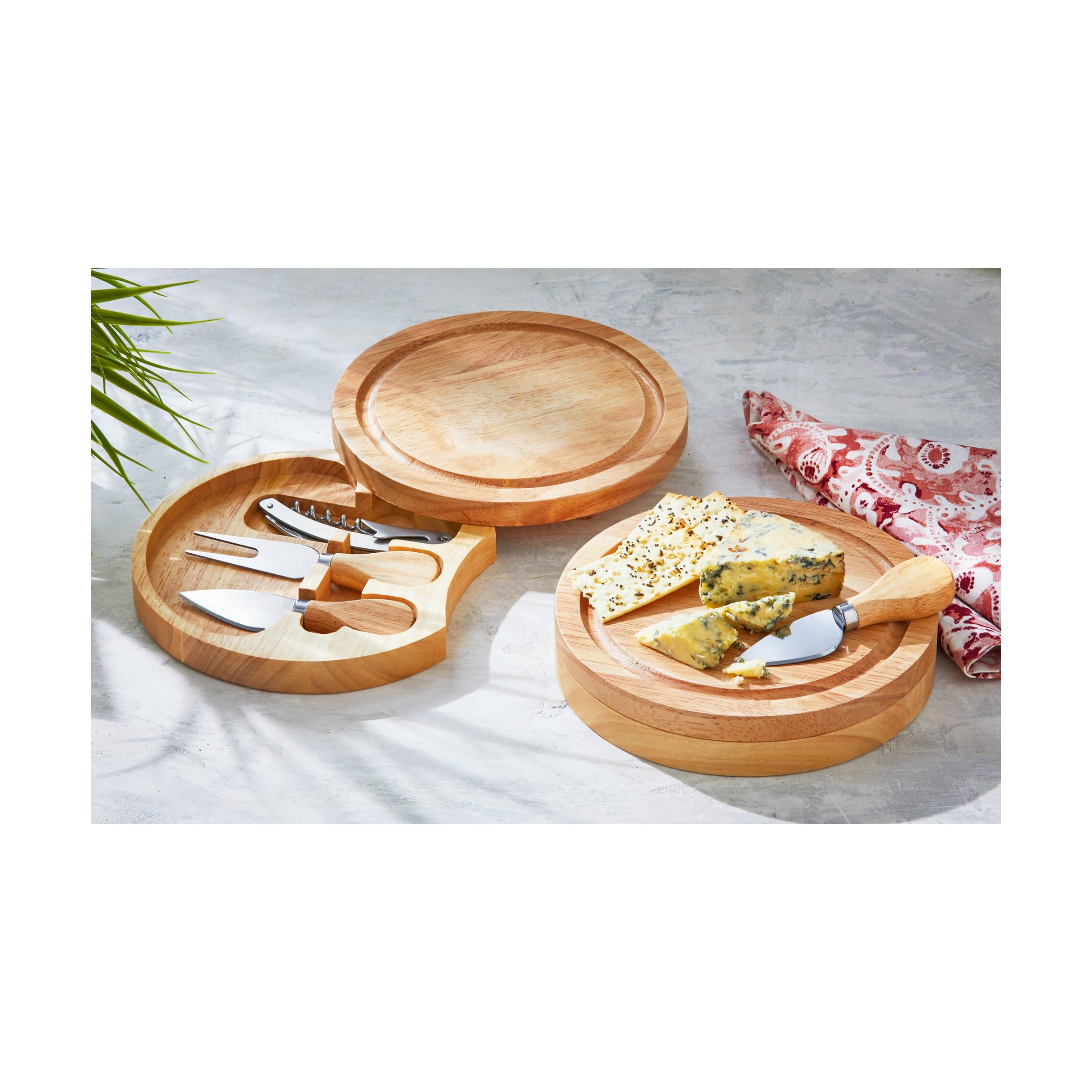 TAG Picnic Cheese & Wine Set Natural