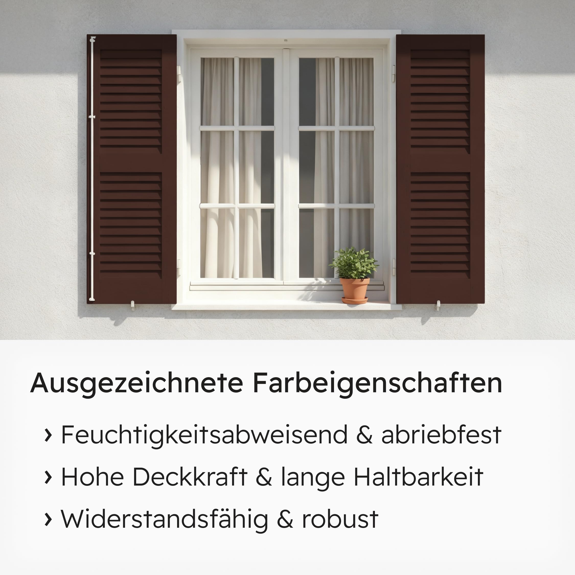 Viton Holzfarbe - 0,7 Kg Braun Holzlack Seidenmatt - Wetterschutzfarbe für Außen - 3in1 Grundierung & Deckfarbe - Profi-Holzschutzlack - KE31 - RAL 8017 Schokoladenbraun