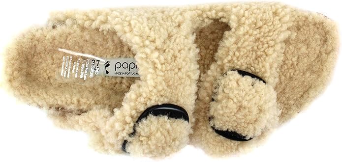 papillio arizona big buckle flatform sandals in teddy