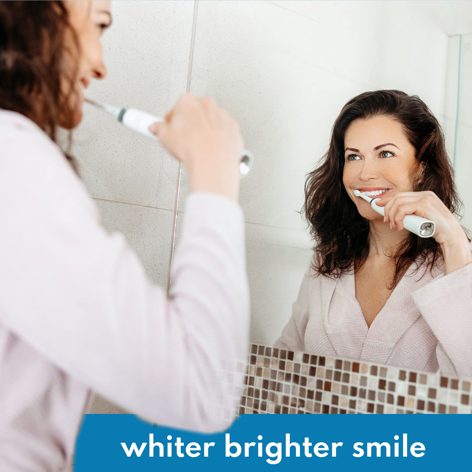 Philips Sonicare - Cabezal de cepillo de dientes eléctrico compatible con Phillips, Sonic Care Powerup, repuesto eléctrico Power Up C1 C2 C3 Control óptimo de placa 7