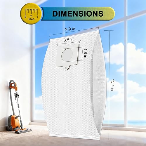 Miniatura 2 de Paquete de 15 bolsas de vacío tipo Q/C HEPA para limpiadores de recipientes Kenmore Modelos # 81214, 81414, 81615, 81714, 21814, BC2005, BC3005,