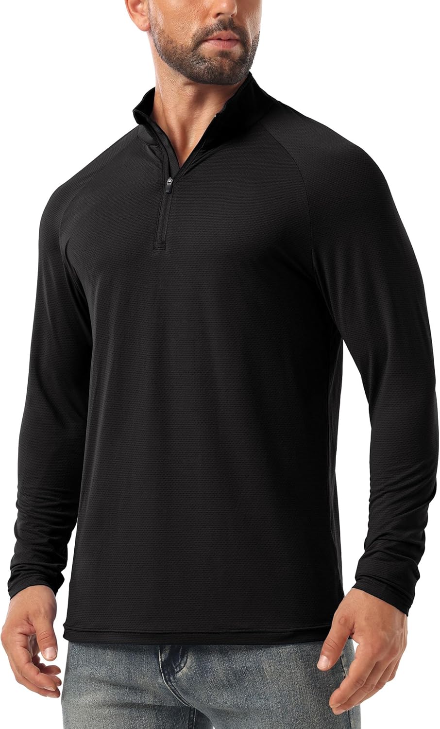 UPF 50+ Men’s Long Sleeve Sun Protection Shirts for Fishing & Hiking