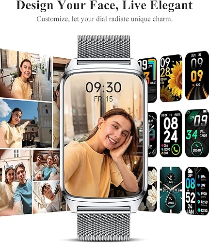 Miniatura 7 de Reloj de rastreador de fitness para mujeres y hombres, contador de pasos compatible con iPhone Android, rastreador de actividad impermeable IP68