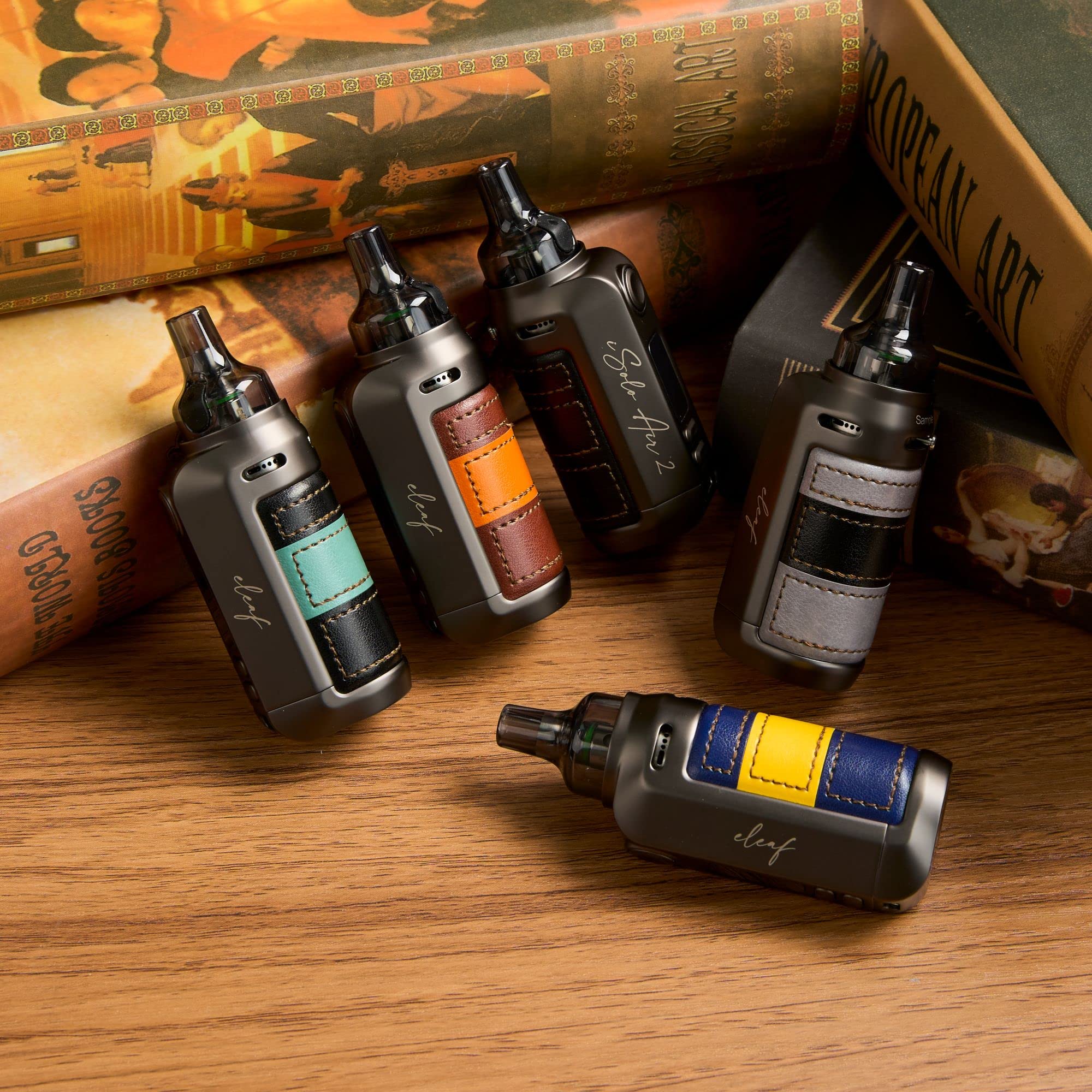 Eleaf iSOLO AIR 2 Kit Cigarettes lectroniques Vape 1500mAh Batterie Cigarette  Electronique Complet Kit Atomiseur 2ml 0,8ohm 1,2ohm Vape Rsistance Sans  nicotine ni tabac Orange Brown : Amazon.fr: High-Tech