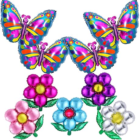 9 Pcs Vibrant Spring Balloons