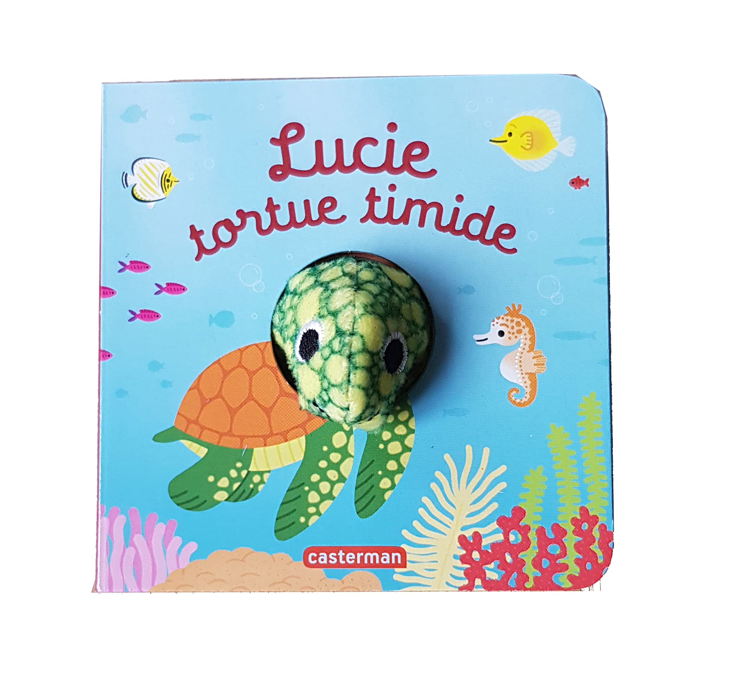 Lucie, tortue timide: Livre marionnette pour bébé - dès 3 mois