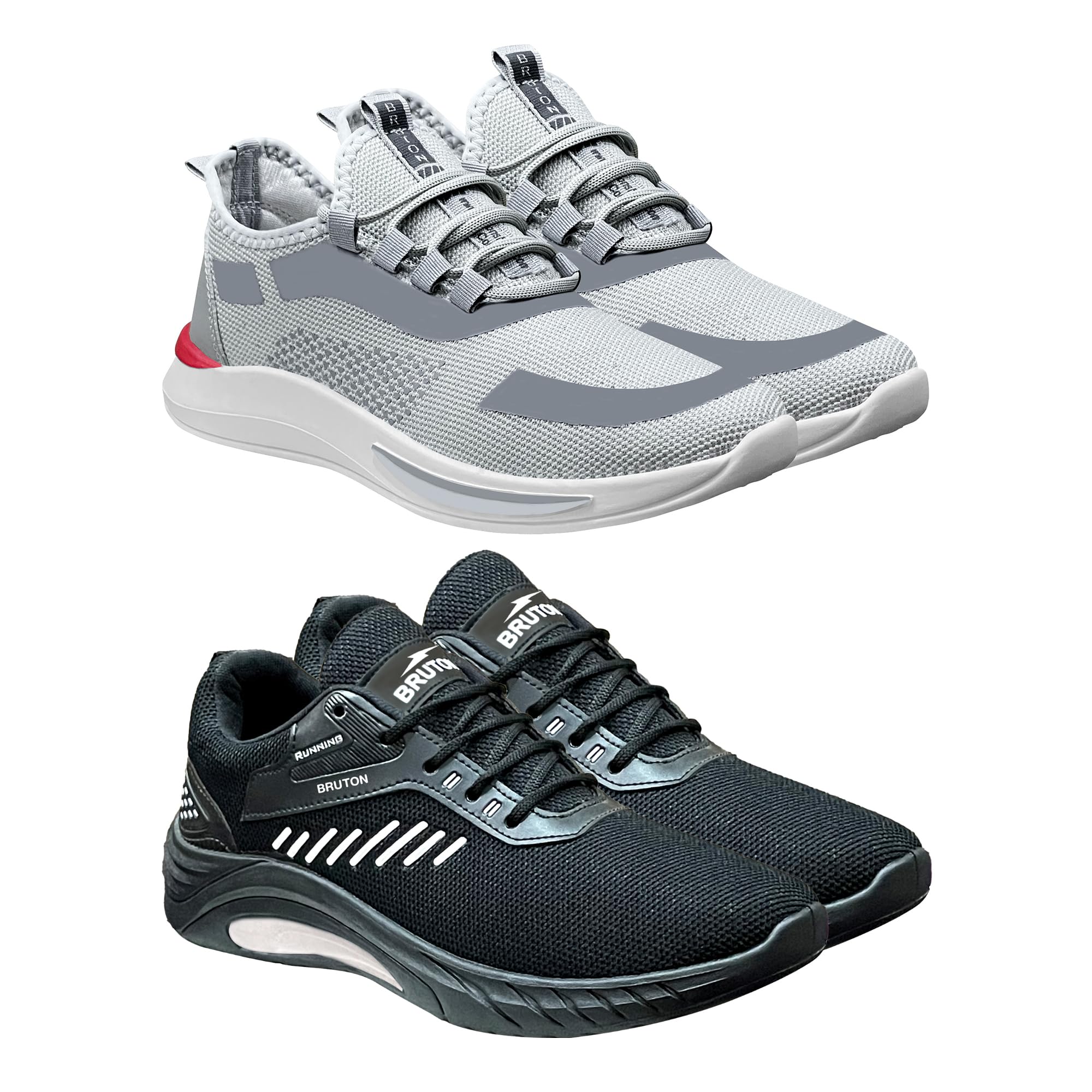 BRUTON Shoes for Trendy Shoes | Gym Shoes | Sports Shoes | Running Shoes for Mens & Boys -(Combo Pack of 2, Size-7) (B0CHDWQ44M) Amazon Price History, Amazon Price Tracker