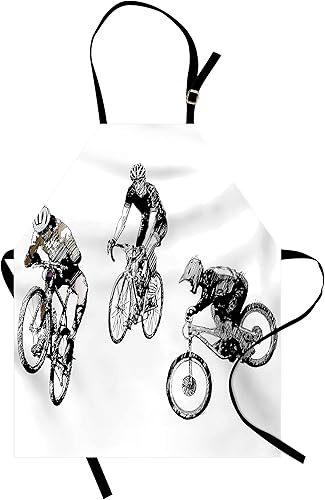 Ambesonne Digital Printed Multicolor Aprons