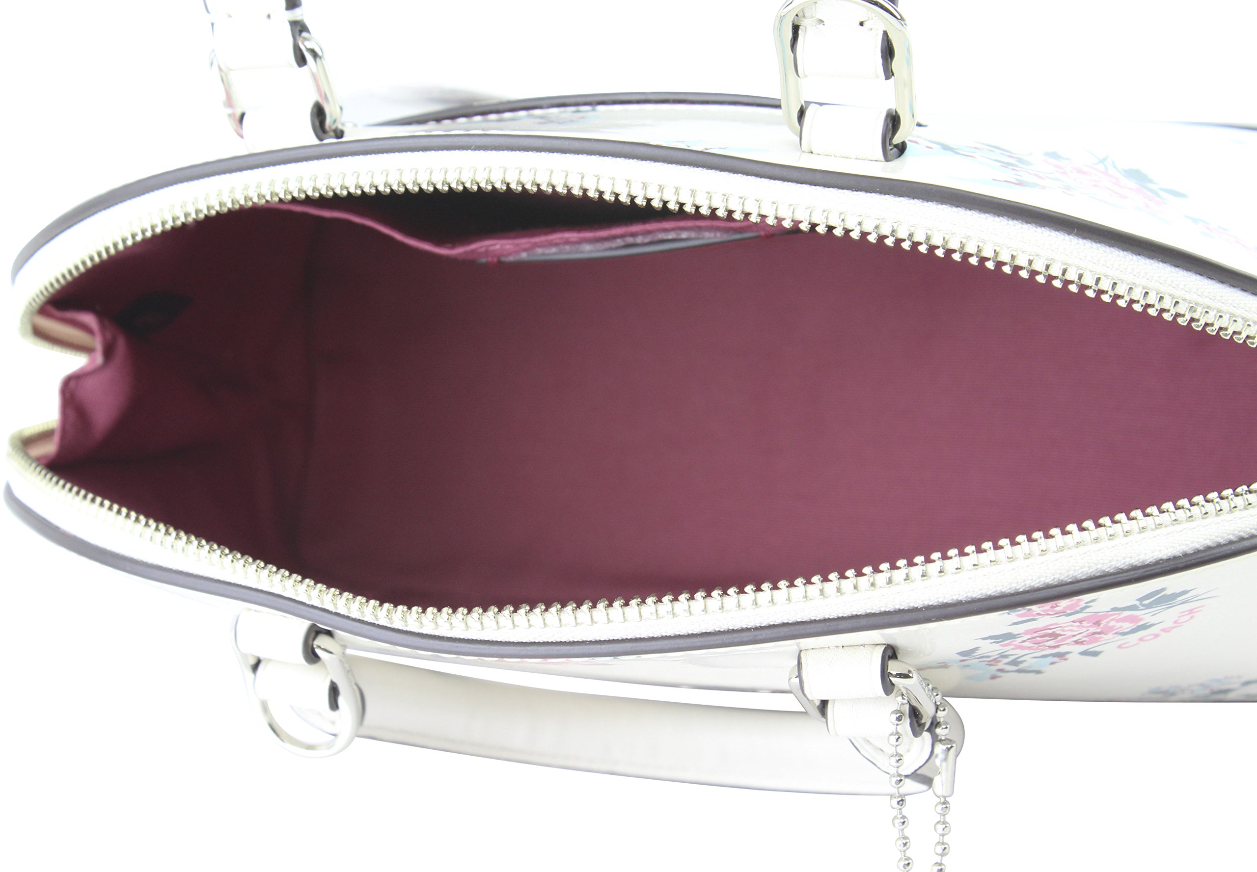 Coach Mini Sierra Satchel With Cross Stitch Floral Print F25857