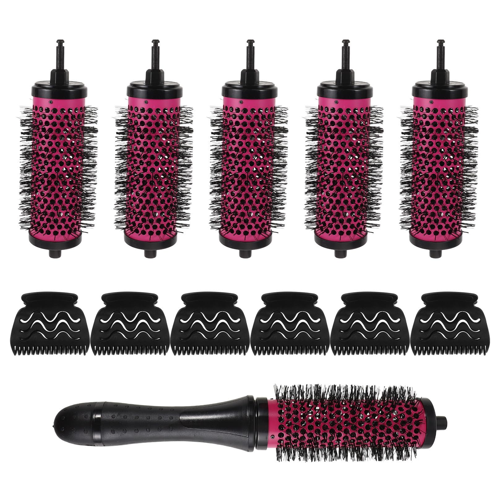 Housoutil Cepillo Redondo para Cabello Mango Desmontable y Volumen