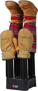 Boot Dryer Kit - With Glove & Tall Boot Attachments - Fast Dry Heat Blower Fan & Timer