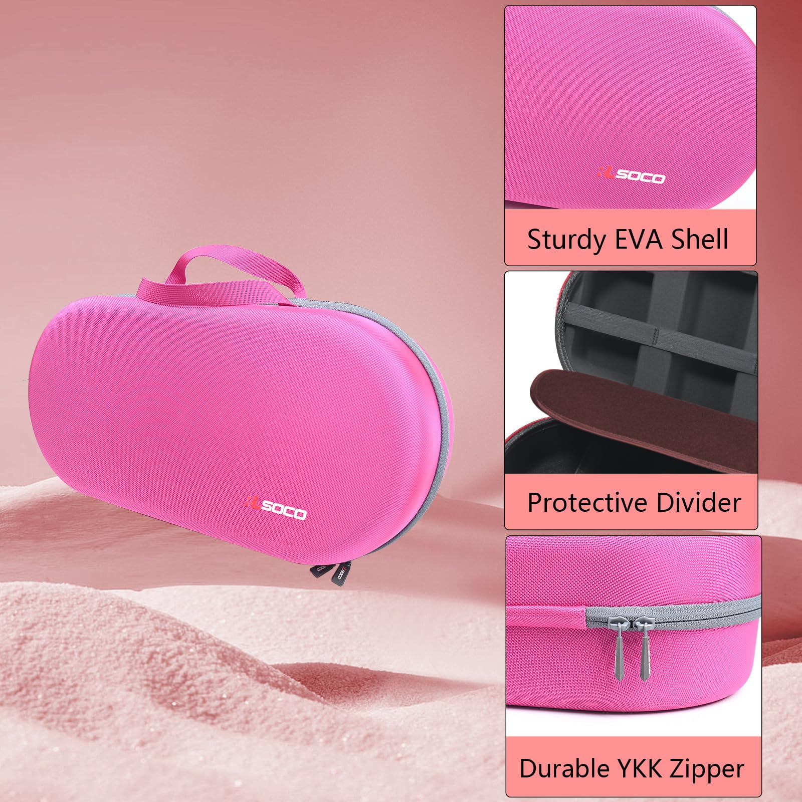 RLSOCO Etui do Dyson Airwrap i.d. Multi-Styler and Dryer HS08 Różowy
