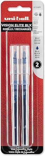 Vista 13 de Uni-ball Vision Elite BLX - Bolígrafos de infusión Blx Azul-negro