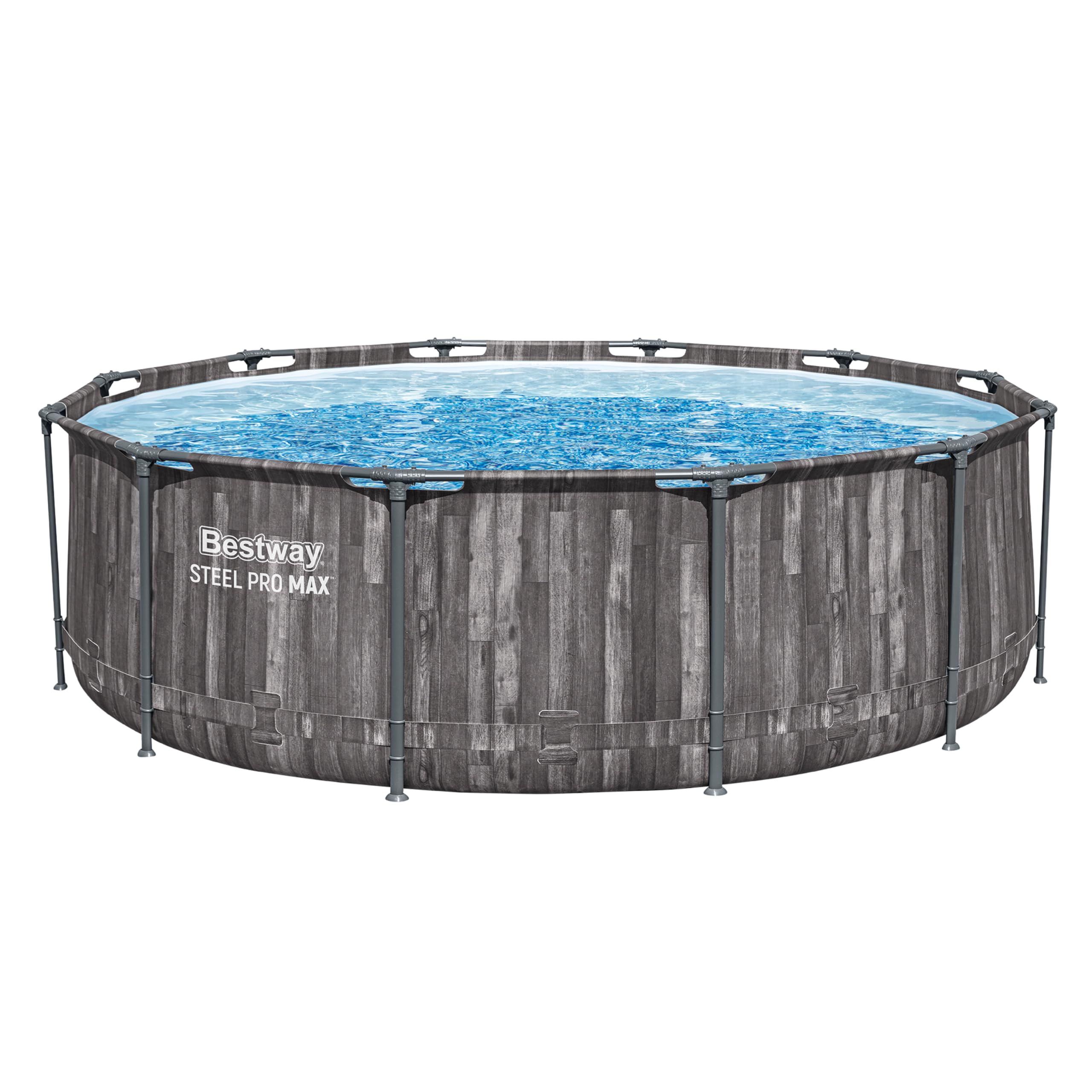 Bestway Stahlrahmenbecken Steel Pro MAX Solo Pool Ø366 x 100 cm – Moor-Holz-Design