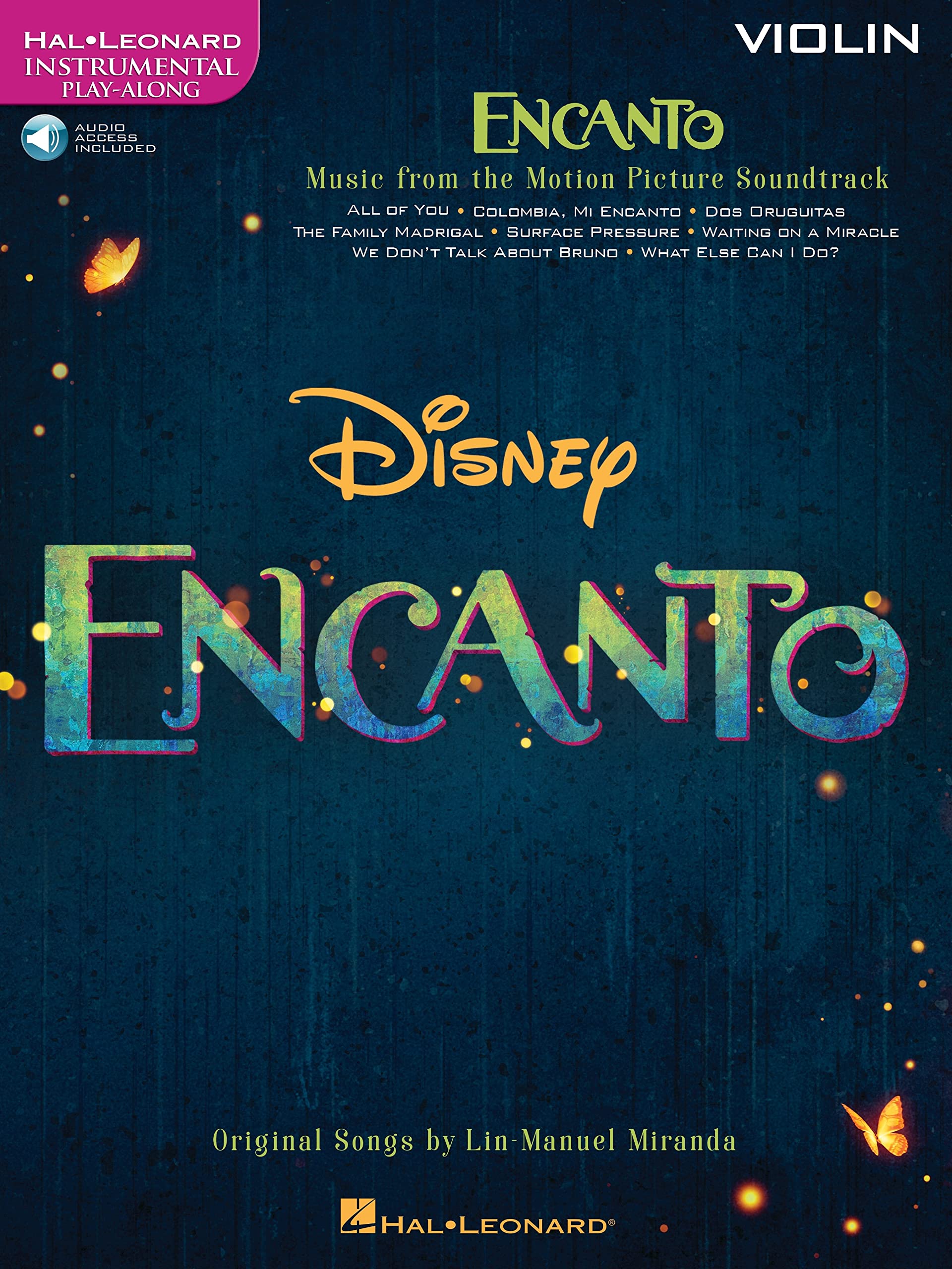 Encanto for Violin. Instrumental Play-Along. Book and Audio-Online