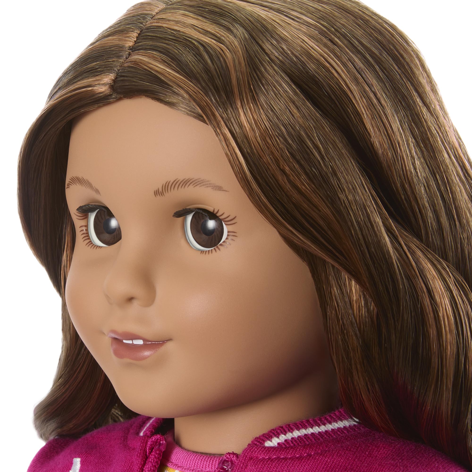 Aerican Girl, Truly e 18-inch Doll #118 with Brown Eyes, Wavy Dark