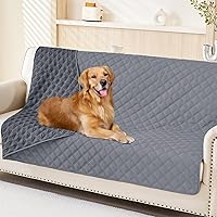 Vista 9 de Smiry Funda Impermeable para Cama de Perro Manta para Mascotas, Manta Suave y Lavable para Perros para Muebles Cama Sofá Sillón Reversible, a