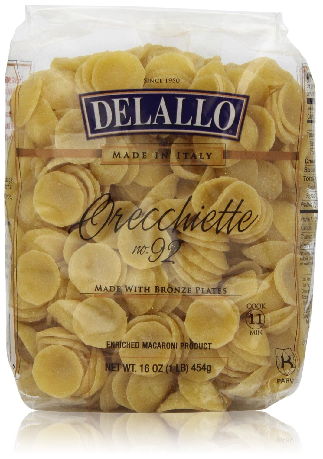 DeLallo Pasta, Orecchiette, 16 Oz
