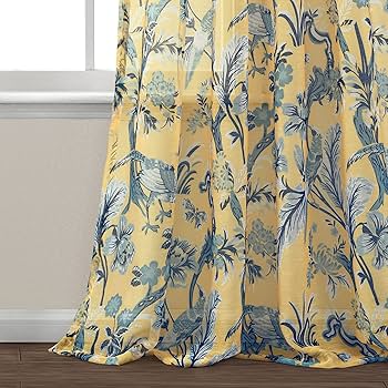 Amazon｜Lush Decor シアードロレスウィンドウカーテンパネル