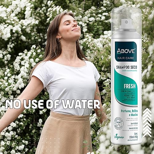 Miniatura 4 de ABOVE Champú seco, fresco, 3.17 oz - Champú voluminizador - Absorbe el exceso de aceite - Con notas florales y cítricas - Sin parabenos y benceno