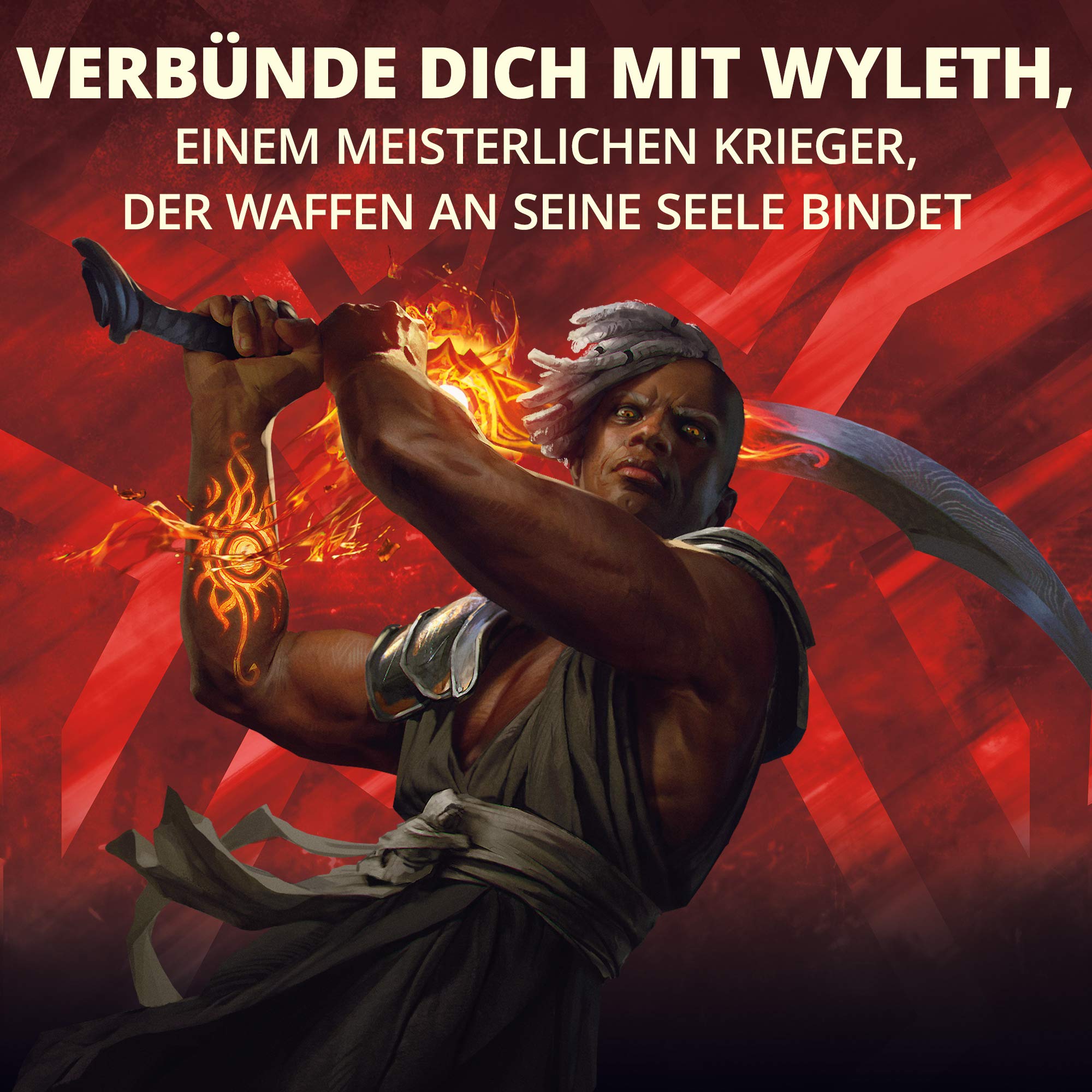 Magic The Gathering C78591000 Magic: The Gathering Commander Legend Commander-Deck - Przygotuj się do walki, gotowy deck z 100 kartkami, czerwono-biały