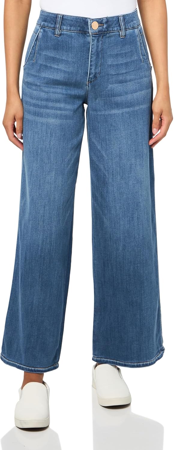 Democracy Womens Ab Solution Wide Leg Jean