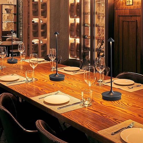 Miniatura 5 de Cordless Table Lamp Rechargeable LED Table Lamps Battery Operated 4000mAh Touch Dimmable Wireless Lamp Waterproof Portable Outdoor Table Light for