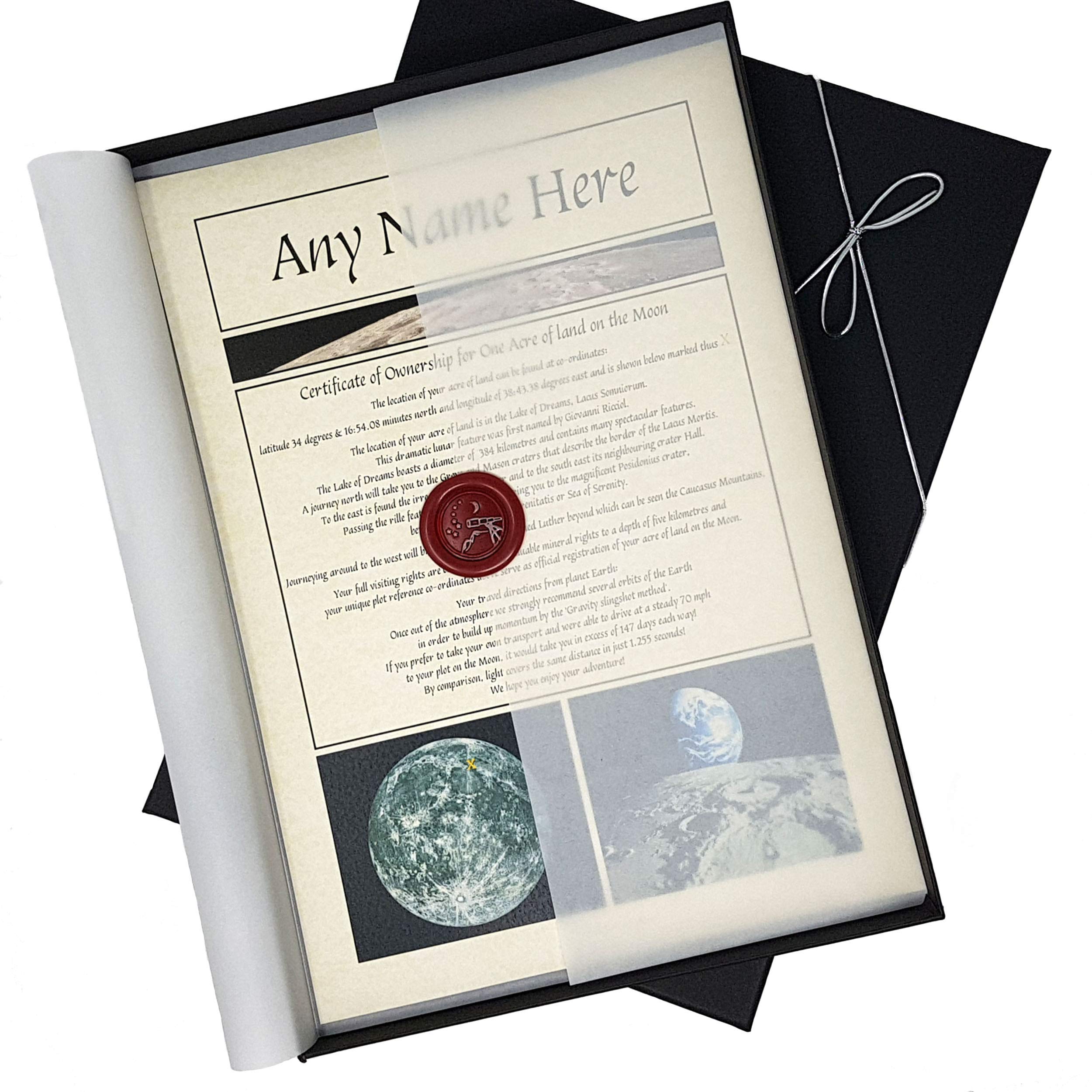 Buy Acre of Land on the Moon Deluxe Gift Set in a Luxury Presentation
