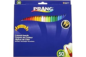 Experience the Spectrum: Prang's 50-Count Rainbow of Colored Pencils