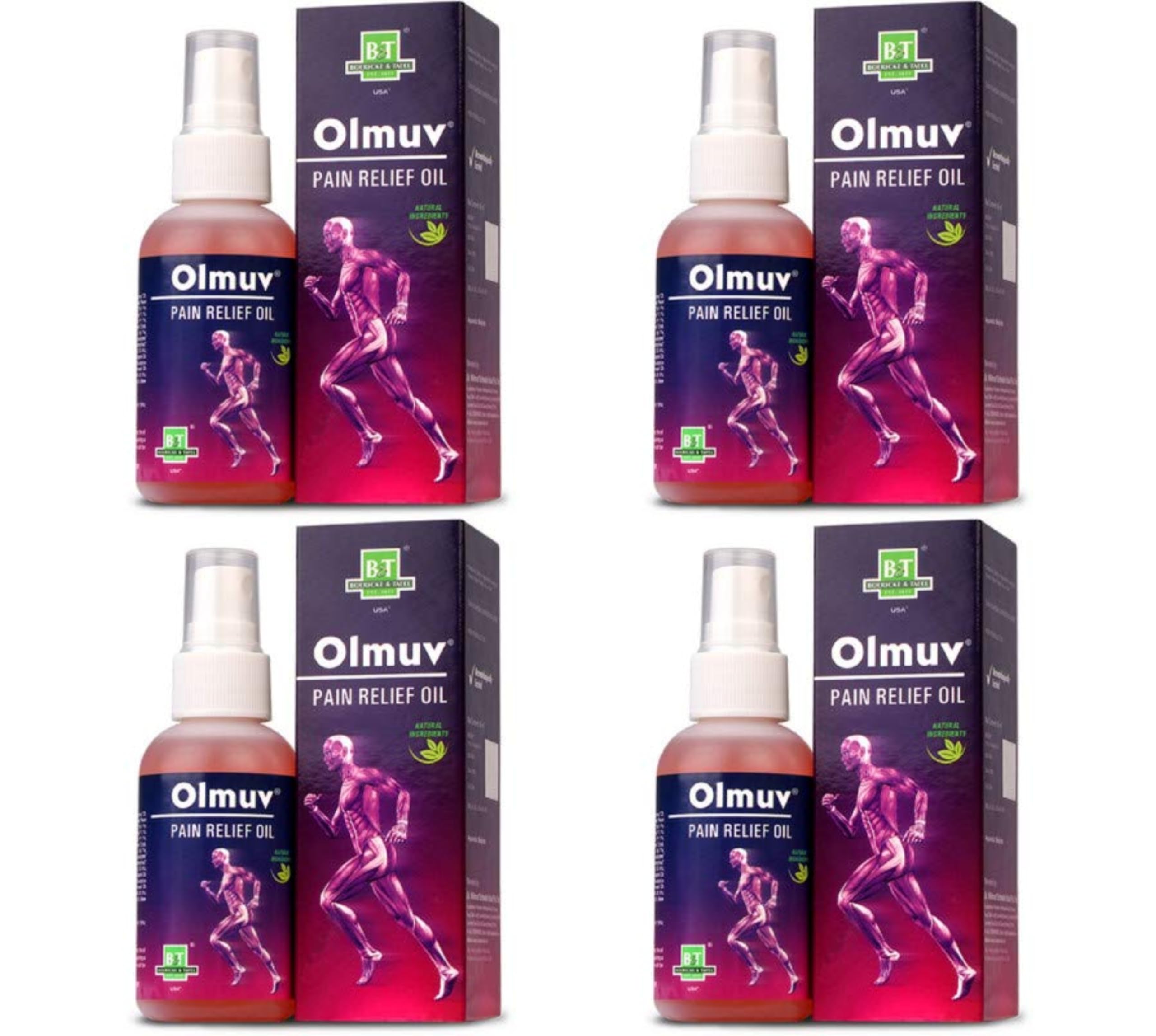 HOMOEOCART B&T Olmuv Pain Relief Oil 60Ml(Pack Of 4) (B0CJCGW8SJ) Amazon Price History, Amazon Price Tracker