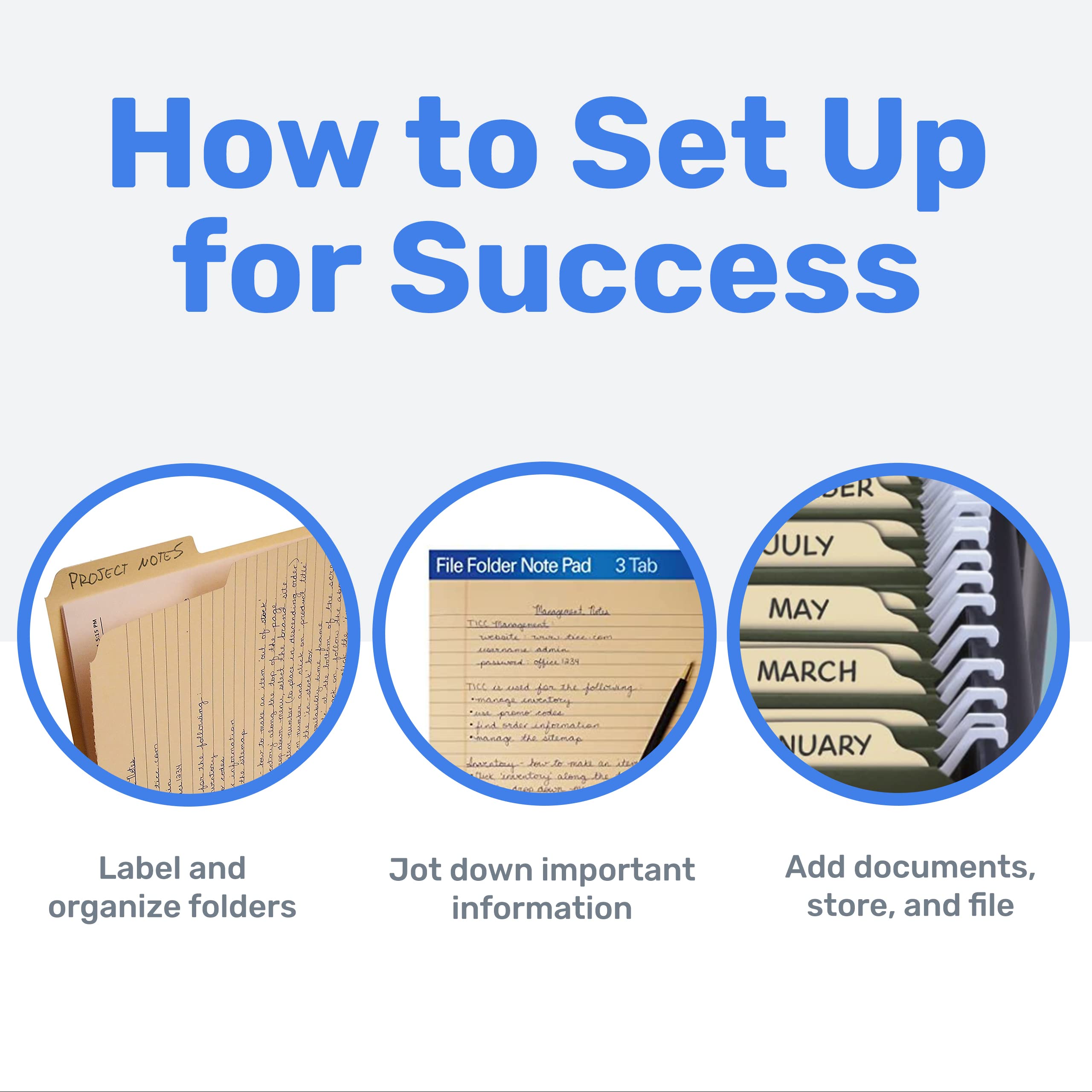 Find It File Folder Notepad Pack of 729.5 x 12.5 Inch Notebook