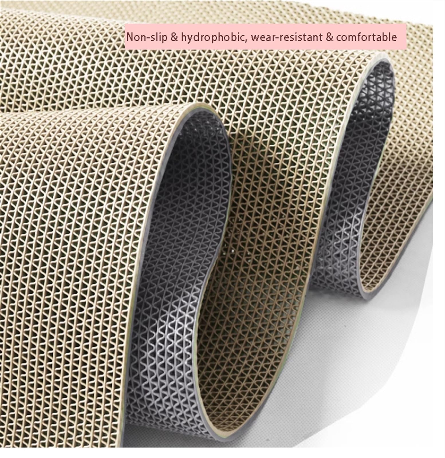 Tapis De Sol Antidérapant pour Drainage De l'eau, Tapis De Sol en PVC pour Piscine, Salle De Bain, Garage, Restaurant, Sauna, Spa (90 X 100