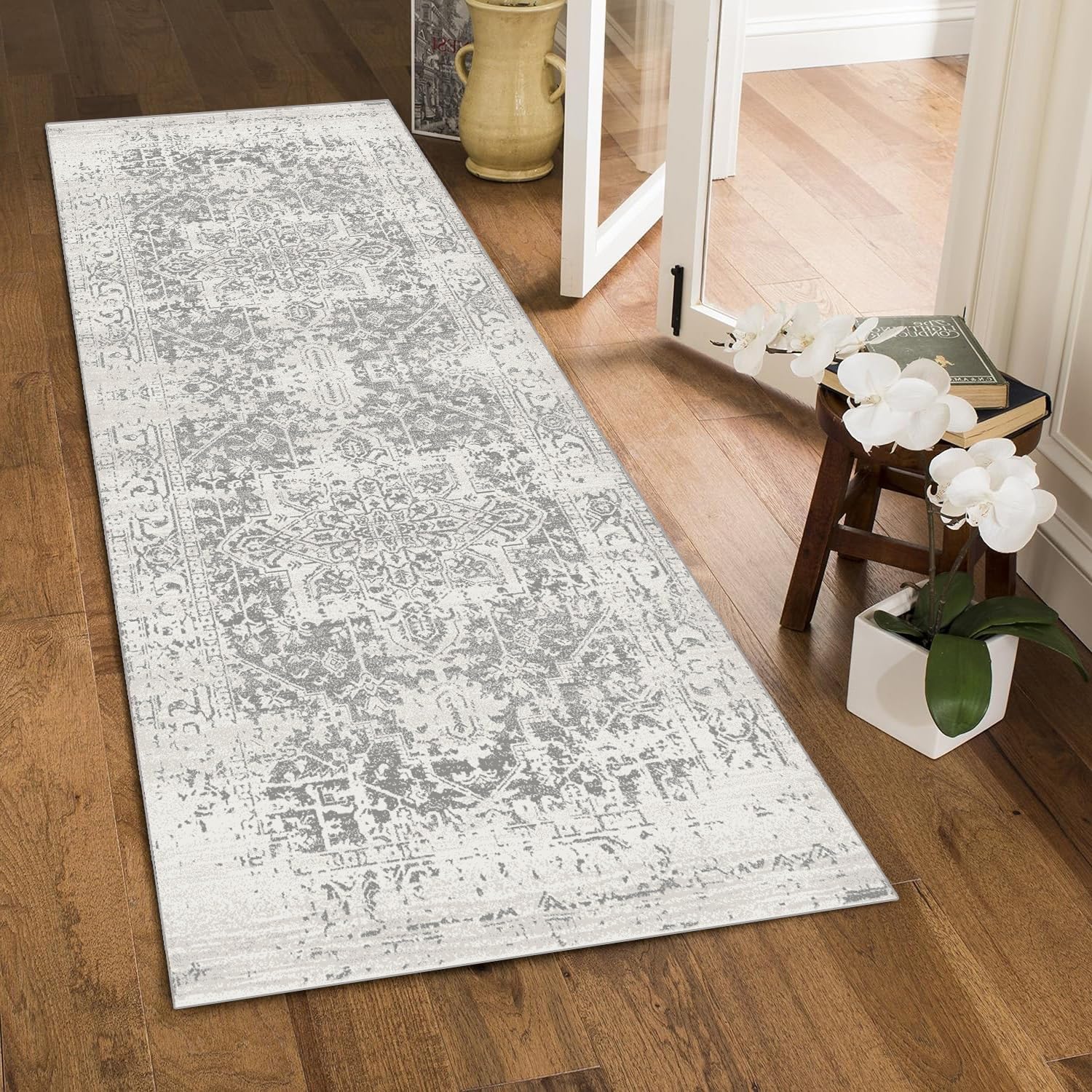 Teppich Läufer Flur Küche Schlafzimmer Teppich Waschbar 60x200cm