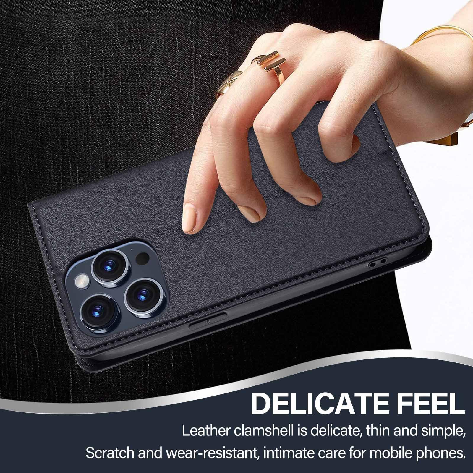 Fornura Allingrosso Portafoglio Da Uomo In Pelle Vintage Porta Carte Credo Custodia Flip IPhone 6 17 Pro Max Da Best8168, 2,43 € | DHgate