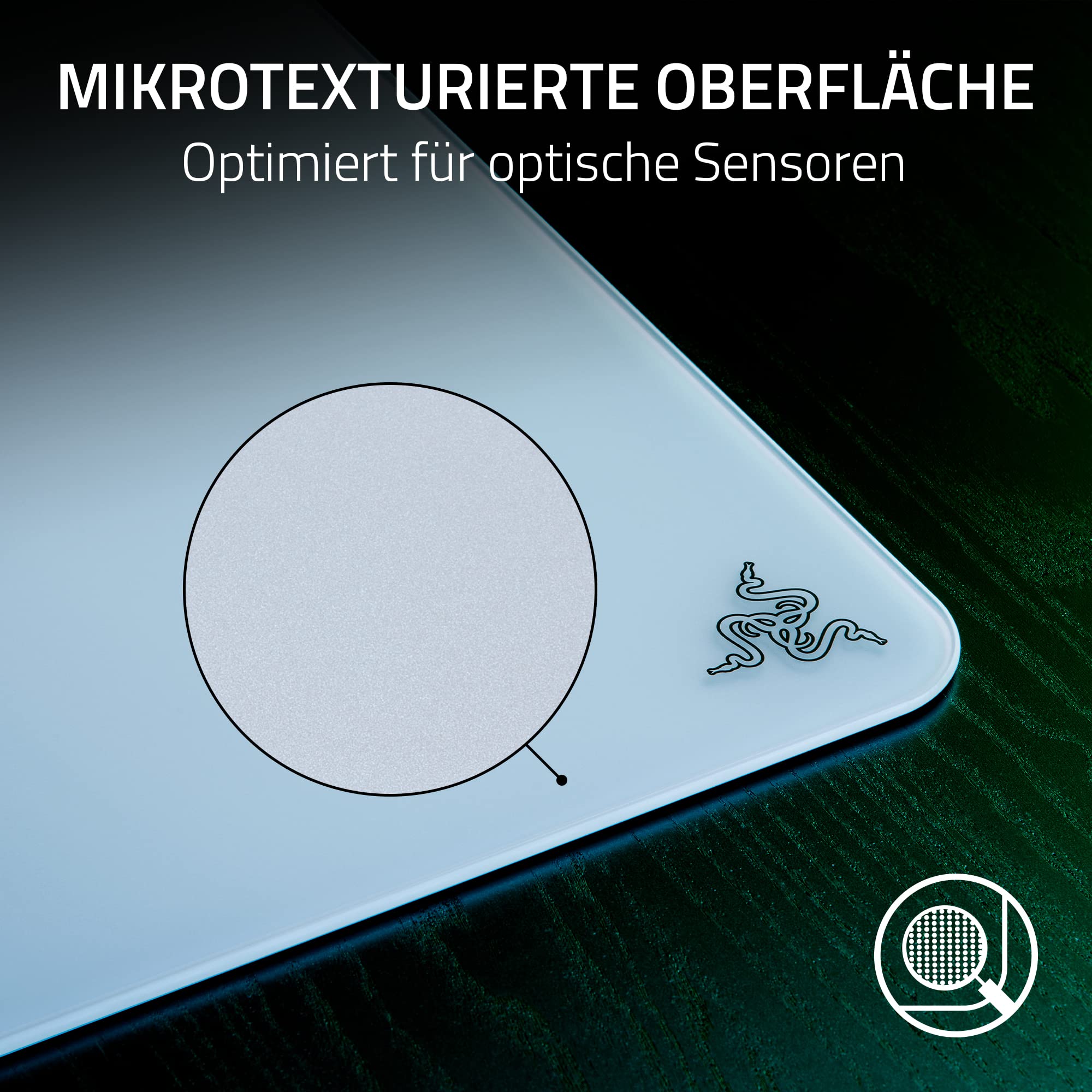 Razer Atlas - Glasmausmatte Weiß: Amazon.de: Games