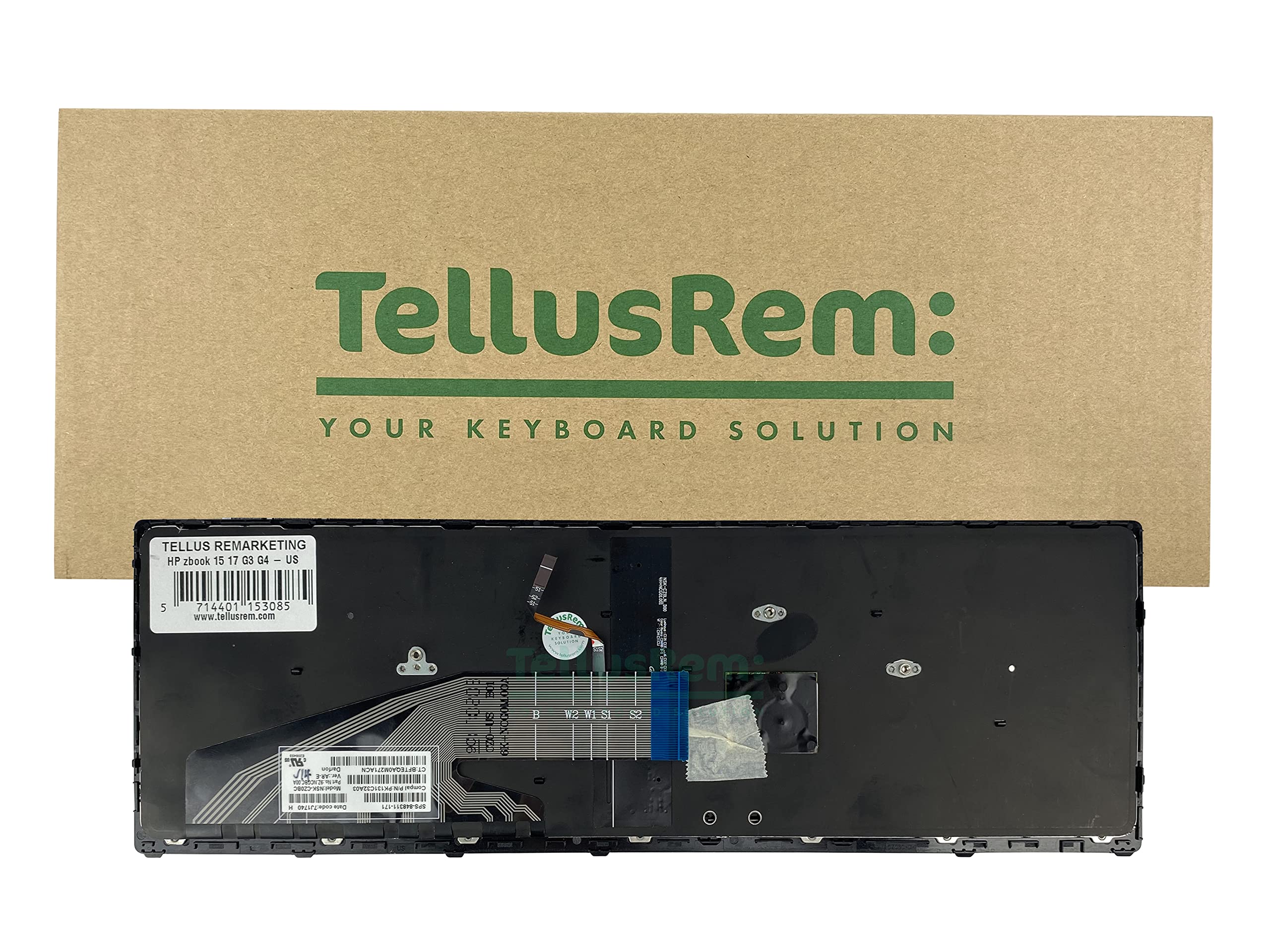 Tastiera Del Computer Portatile Per HP Zbook 15 G3 17 G3 Serie - Foto 2