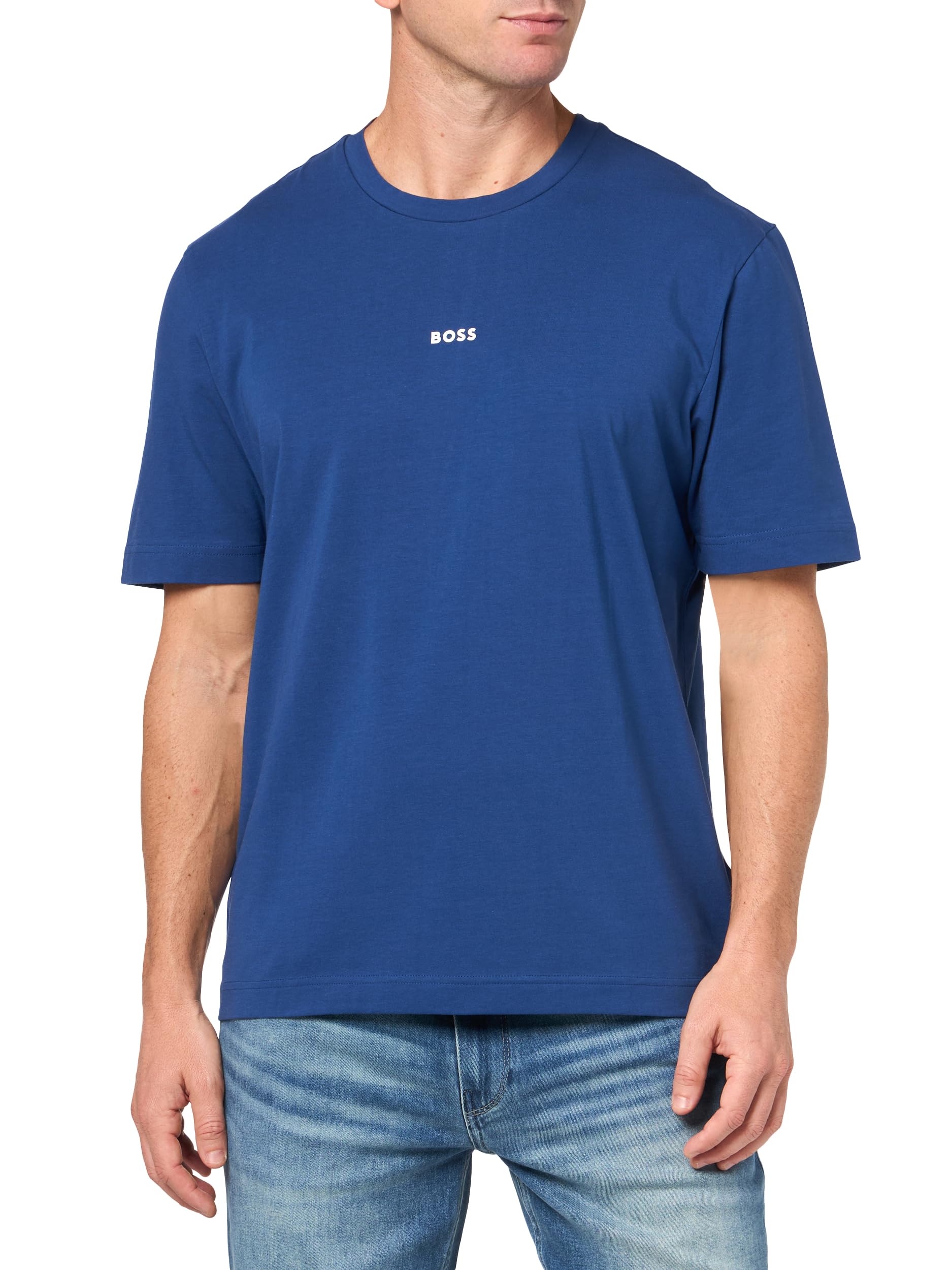 

                                                    BOSS Small Chest Logo Regular Fit Cotton T-Shirt, 