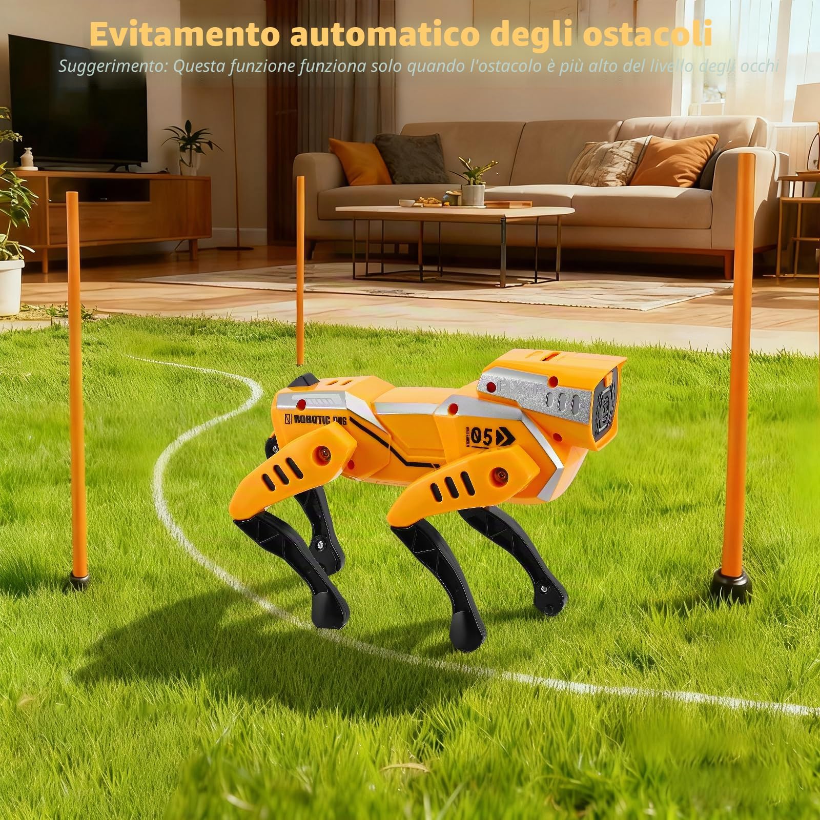 Yapsopu cane robot intelligente per bambini,Robot Cane Programmabile e Telecomandato,Giocattolo Interattivo Ricaricabile, Musica e Danza...Idea Regalo per Bambini e Bambine 3+