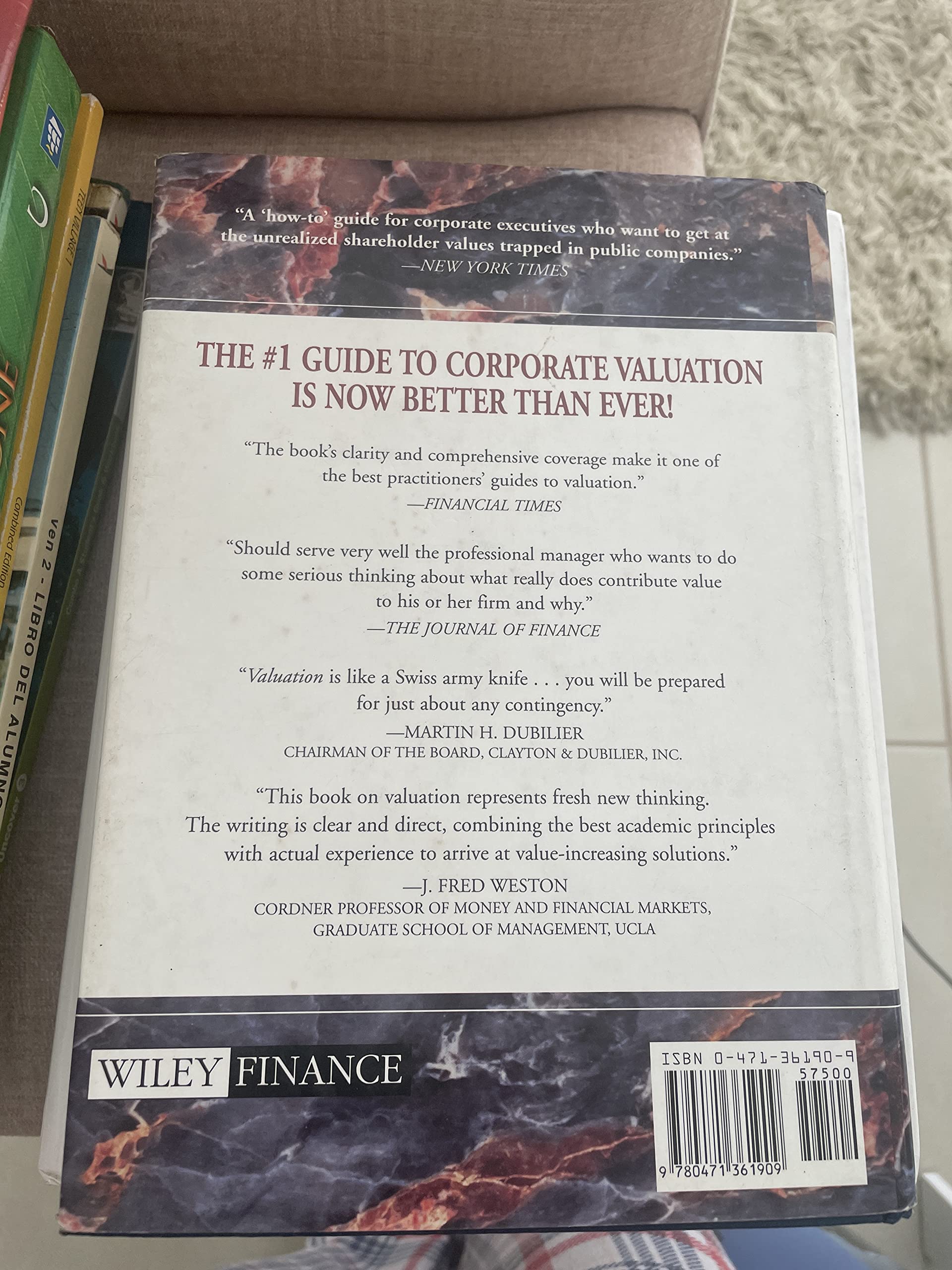Valuation: Measuring and Managing the Value of Companies (Frontiers in Finance Series)