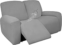 Vista 26 de Easy-Going - Funda 100 % impermeable doble para sofá reclinable, diseño jacquard, en 1 pieza, a prueba de derrames, para niños, mascotas, perros