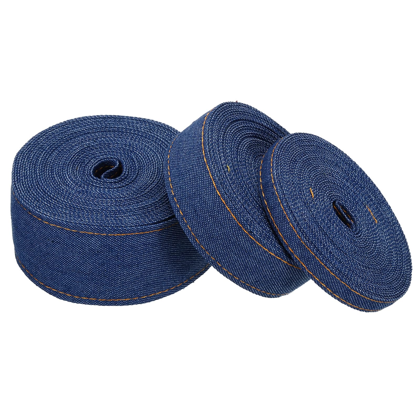 Ruban en denim de 3 tailles pour nœuds en tissu jean loisirs créatifs mercerie