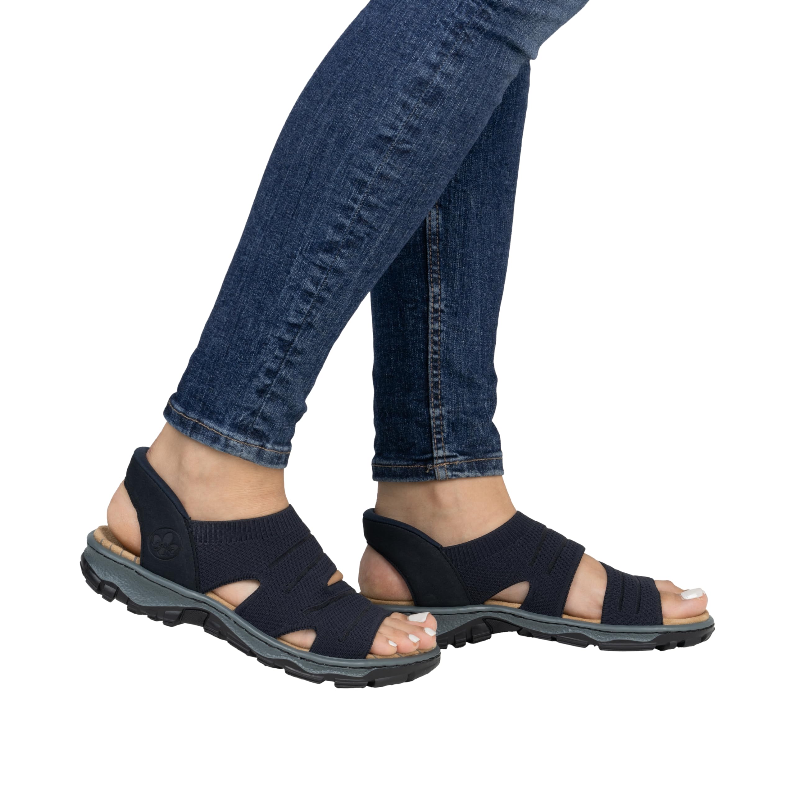 Rieker Damen Sandalette in braun