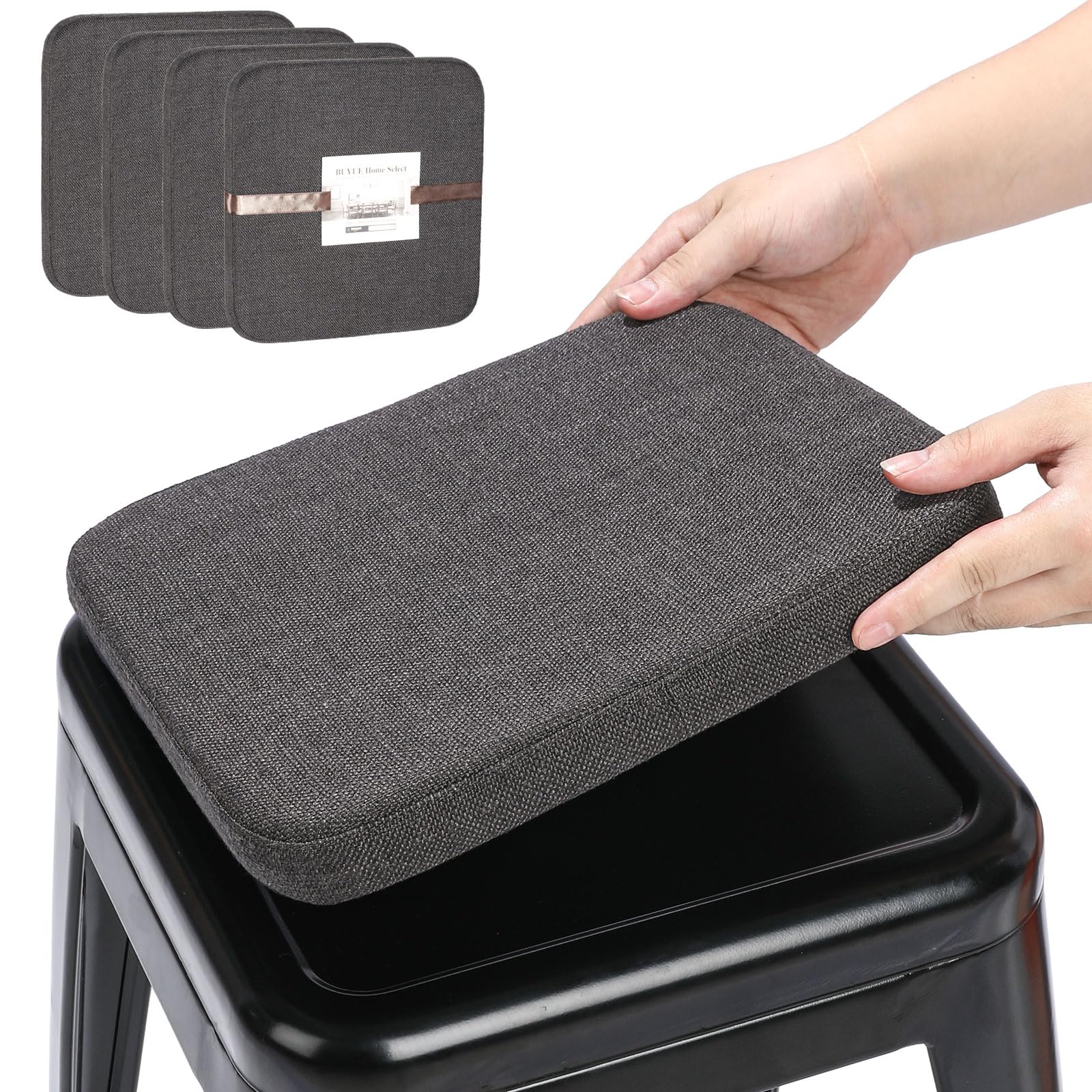 BUYUE 404 Leinen Magnetische Stuhlkissen Pads