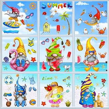 Summer Window Clings