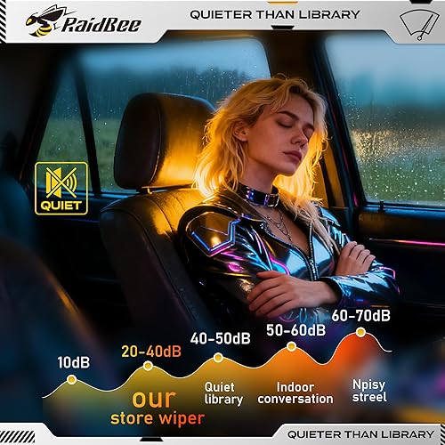 Miniatura 3 de RaidBee Limpiaparabrisas trasero de 12 pulgadas, repuesto automotriz para Toyota Highlander 2001-2019 (12-A)